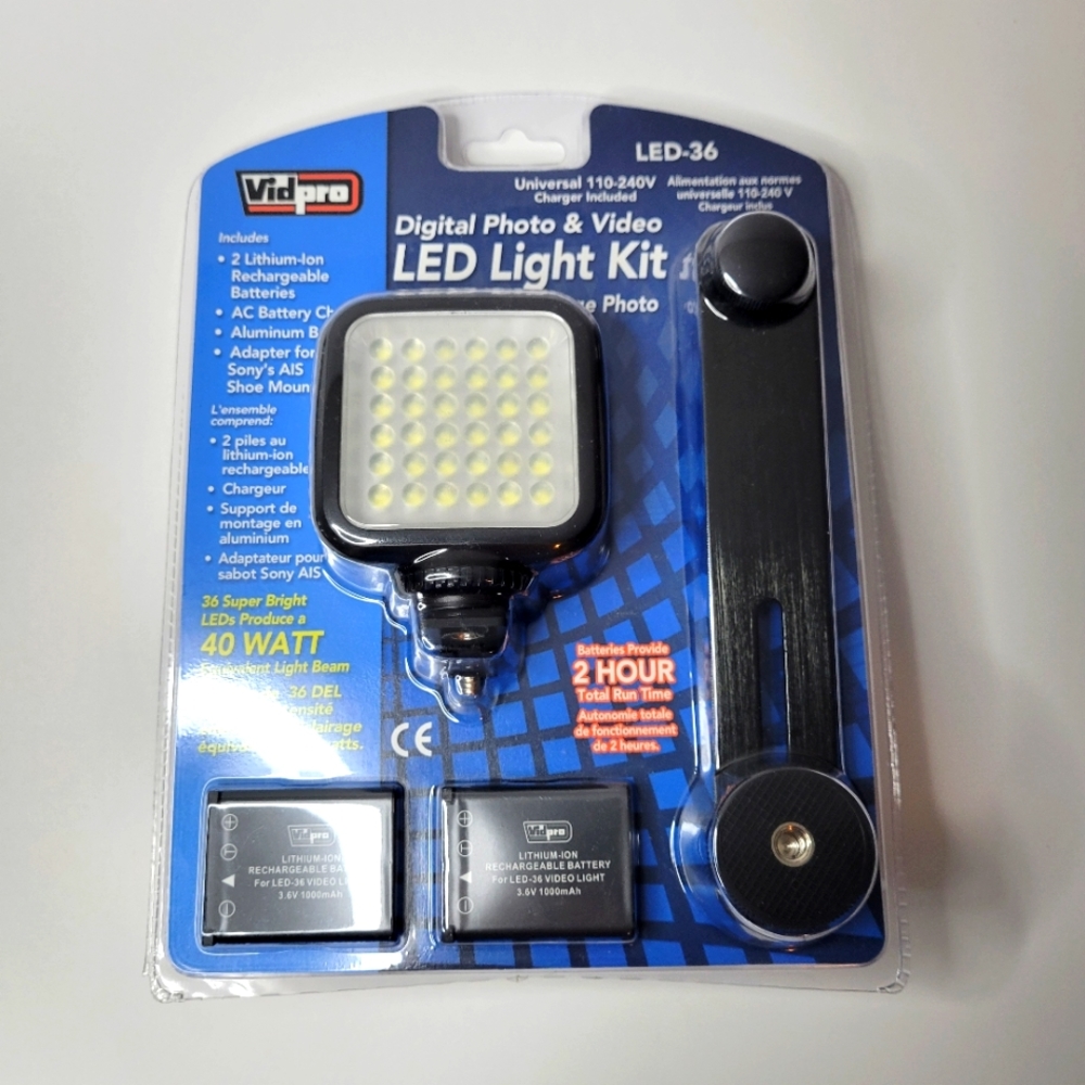 Digital Photo & Video LED Light Kit LED-36